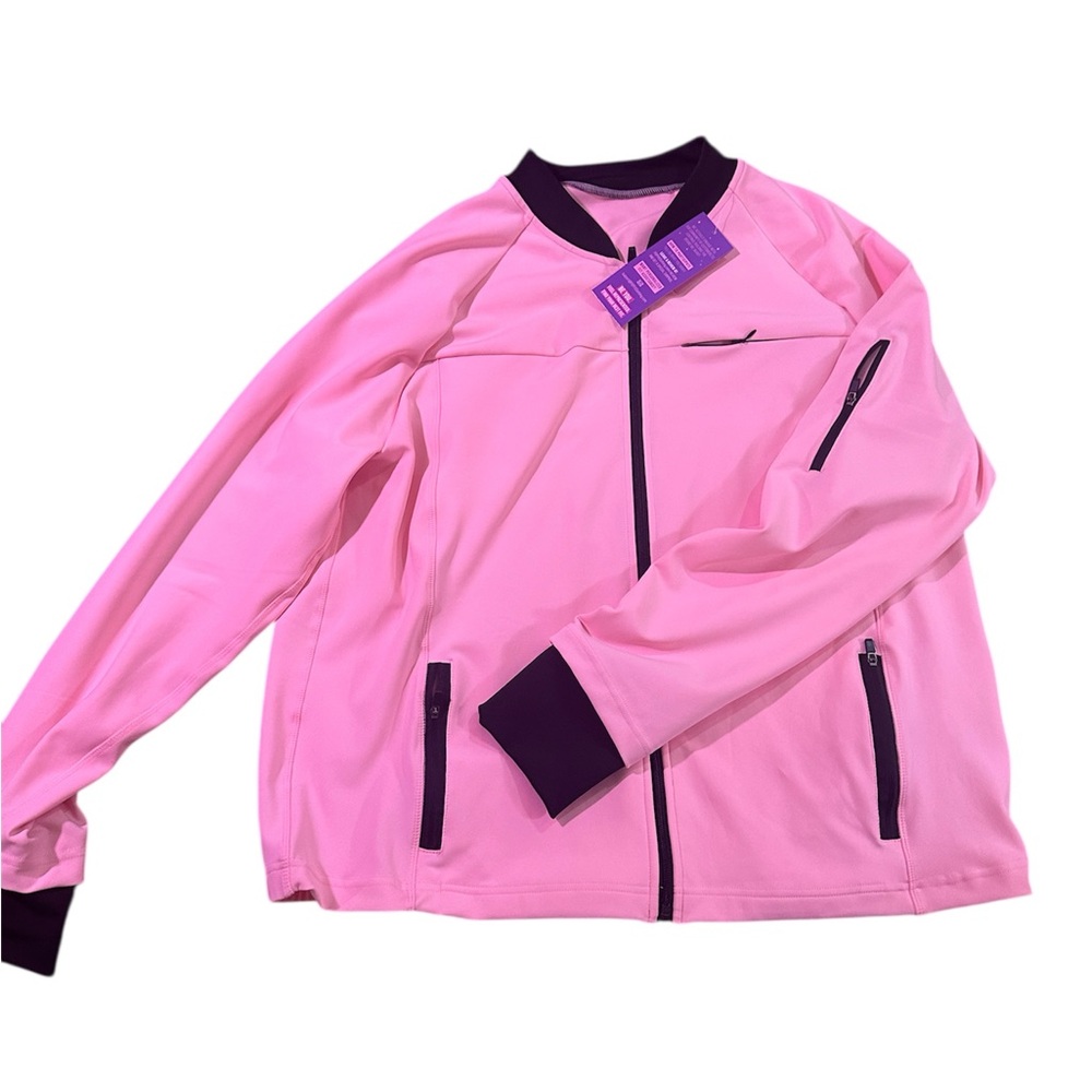 POP Fit Pink Bomber Style Jacket size XL